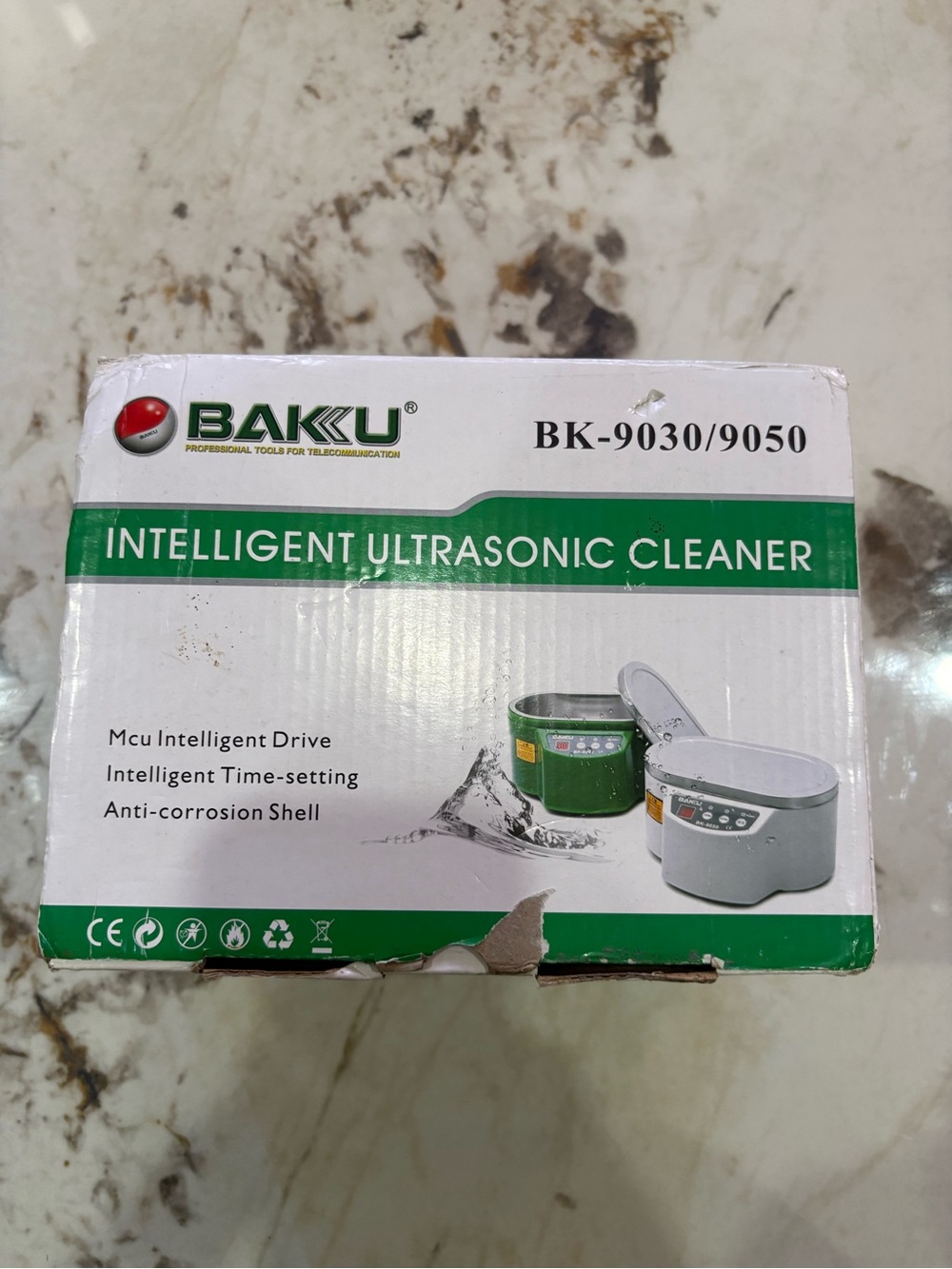 BAKKU BK-9030/9050 Intelligent Ultrasonic Cleaner - Green